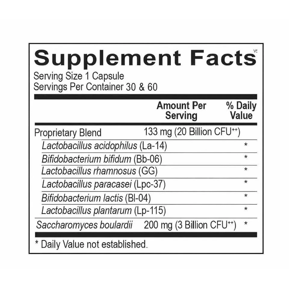 ORTHO BIOTIC 60 CAPSULES Digestive & Gut Health Pack of 3 thumbnail 3